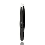 Colourful Precision Stainless Steel Tweezers For Eyebrow Hair Facial Hair Removal, Splinter, Blackhead Slant Tip Angle Tip Point