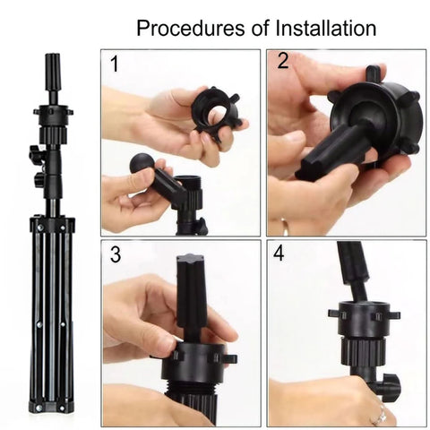 Wig Stand Tripod,Adjustable Mannequin Head Stand, Wig Head,And Canvas Block Head Stand for Training Heads(43.3in and19.6in )