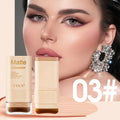 2-in-1 Concealer Eraser Dual-Head Foundation Stick with Brush Head Nine Colors European and American Waterproof Non-Caking Solid Foundation Cream 15G/Stick - 1 Stick