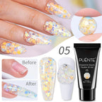 5ml Golden Silvery Metallic Painting Liner Gel Polish Chrome Mirror Effect Semi-Permanent Varnish For Stunning French Nail Art