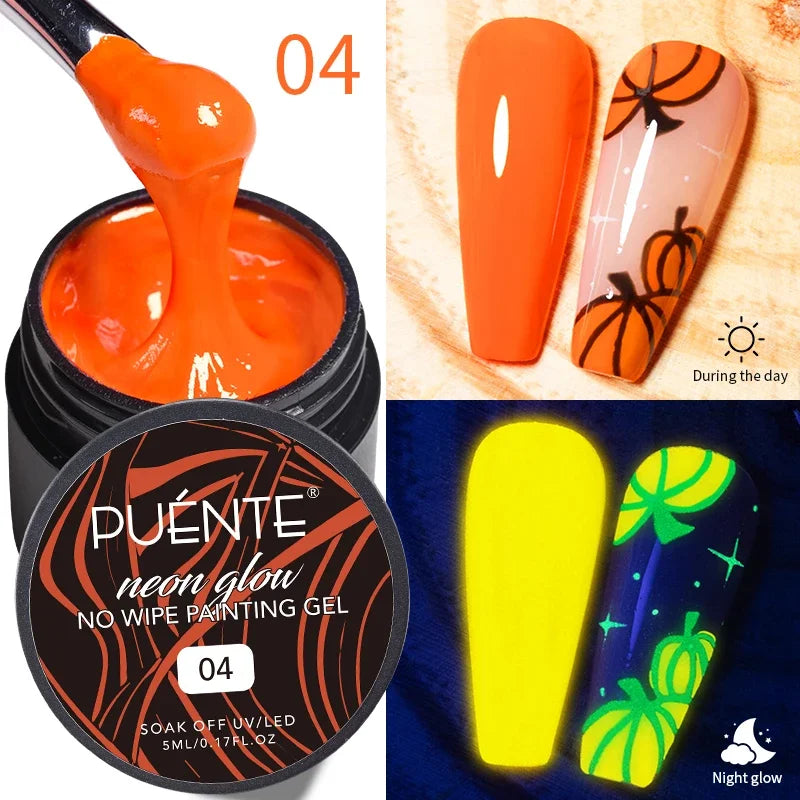 PUETNE 7.5ML Amber Moonlight Cat Magnetic Gel Nail Polish Winter Nails Jelly Glass Cat Eye Soak Off UV Semi-Permanent Varnish