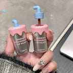 Tea Cup Design Jelly Moisturizing Lip Glaze Crystal Nude Mirror Cherry Pink Lip Tint Plumper Oil Water Gloss Liquid Lipstick