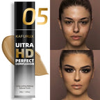 8-Color Face Foundation Cream Oil-Control Matte Concealer Waterproof Liquid Full Coverage Nude Base Professional Makeup Products