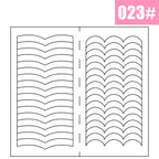 1PCS White French Manicure Strip Nails Sticker Stencil Guide French Nail Art Decals Form Fringe DIY Line Tips Decoration Tools