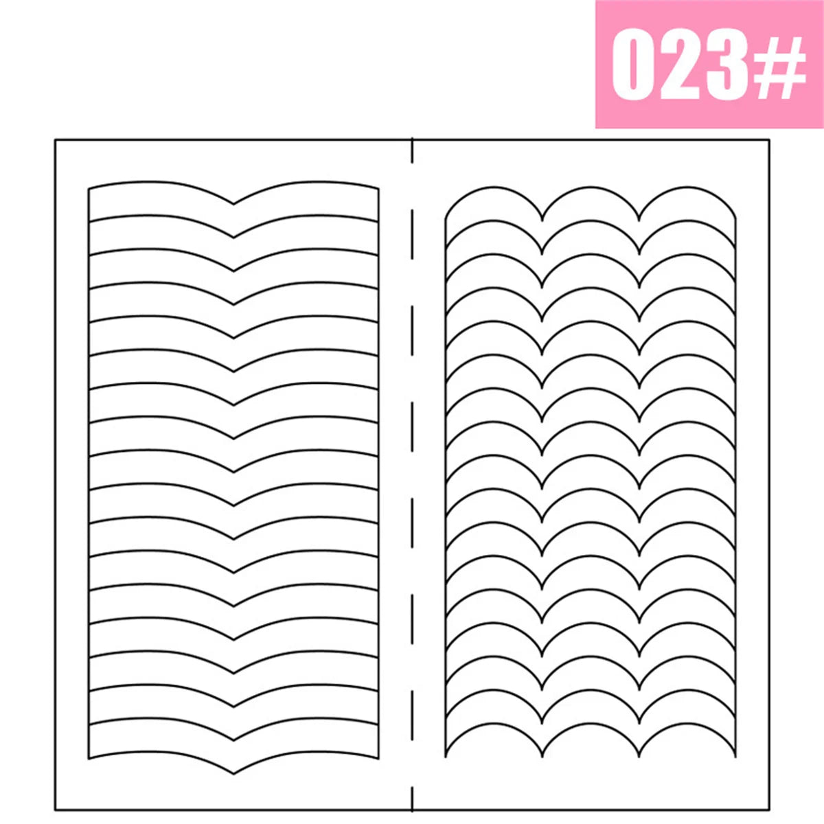 1PCS White French Manicure Strip Nails Sticker Stencil Guide French Nail Art Decals Form Fringe DIY Line Tips Decoration Tools