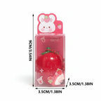 4-Color Random Sending Strawberry Warm Moisturizing Lip balm With Strong Moisturizing Effect, Protecting And Softening Lips