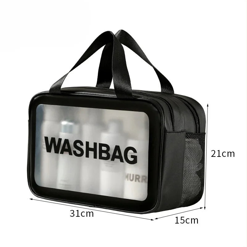 Wet-dry separation makeup bag portable toiletry bag travel essentials large capacity storage bag fitness swimming essentials