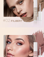 Single-Color Eyeshadow Liquid - Matte, Velvety, Enhances Complexion, Low Saturation, Blendable, Soft Matte Finish, Easy to Apply
