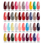 NAILCO Red Colors Series 15ML Nail Gel Polish Nail Supplies Semi Permanent For Nail Art Manicure Soak Off LED UV Hybrid Varnish