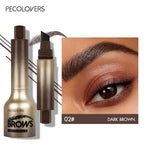 1pc 3D Wild Eyebrow Pencil Microblading Eyebrow Tint Pen Square Angled Brush Brow Dye Cream Anti-smudge Waterproof