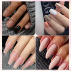 Gel Polish Set Nail Art Kit with UV LED Lamp - Complete Beginner Manicure Tools Kit Including Drill and Brushes for DIY Salon