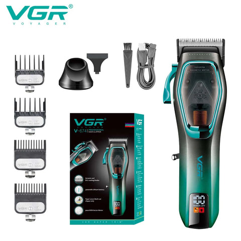 VGR Long Life Hair Trimmer Powerful Power Hair Trimmer Set for Men with Base series hair trimmer
