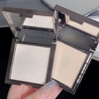 TATIBEAUTY Small Silver Block Powder Soft Focus Oil Control Setting Powder Concealer Pore Light Powder Loose Powder