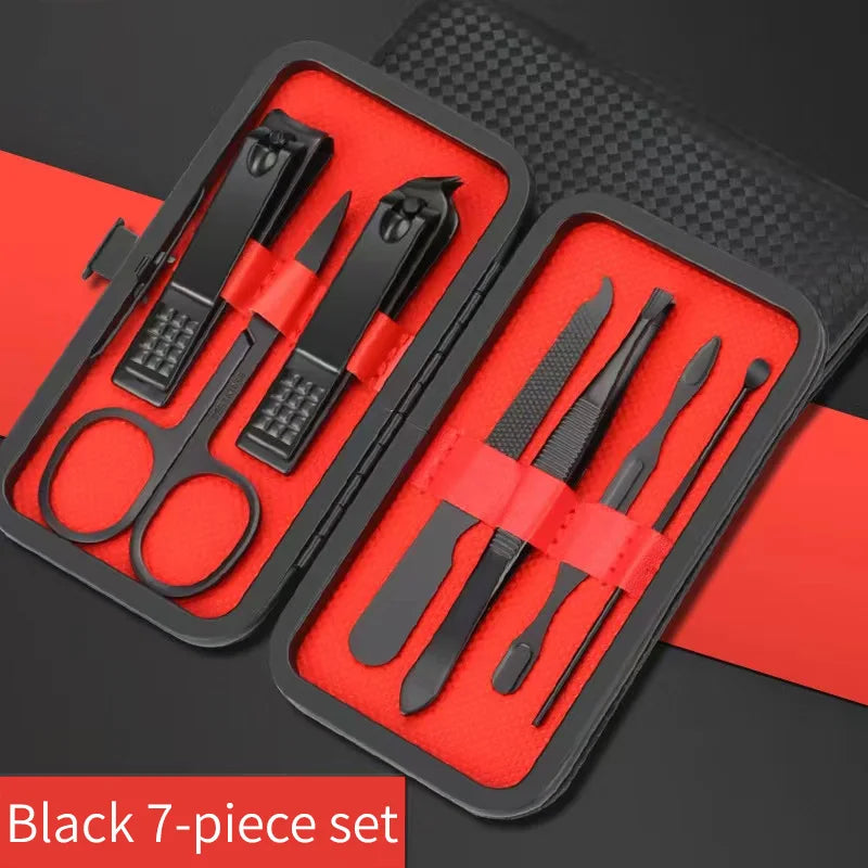Nail Clipper Set Convenient Beauty Tools Nail Clipper Manicure Nail Trimmer Pedicure Knife Ear Peeling Knife Nail Manicure T