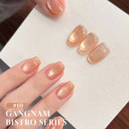 MIANEL 12ML 1-12pcs Jiannan Bistro Cat Eye Gel Nail Polish Blue Nails White Nails Pink Nails Nail Art Use Nail Supplies