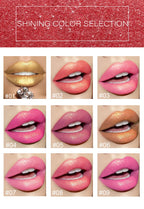 Mermaid Maggie Lipstick 9 Colors Long Lasting Shiny Metallic Lipsticks Pearls Changing Warm Gold Plated Women Lip Cosmetics