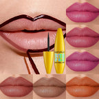 7 Colors Waterproof Peel off Lip Stain Reveal Long Lasting Pink Red Rose Matte Lip Liner Gloss High Pigment Lip Tint Makeup Gift