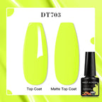 MEET ACROSS 7ml Red Blue Green Metallic Gel Nail Polish Super Bright Mirror Effect Semi Permanent LED UV Gel Nail Art Varnish