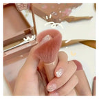 5pcs Mini Travel Size Makeup Brushes Set Complete Function Cosmetic Brushes Kit with Storage Case And Mirror for On-the-Go