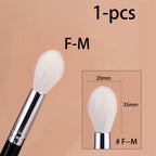 Highlighter Brush Eyeshadow Crease Brush Contour Crease Highlighter Sculpting Makeup Brushes 100% Goat Hair Tapered Beauty Tool