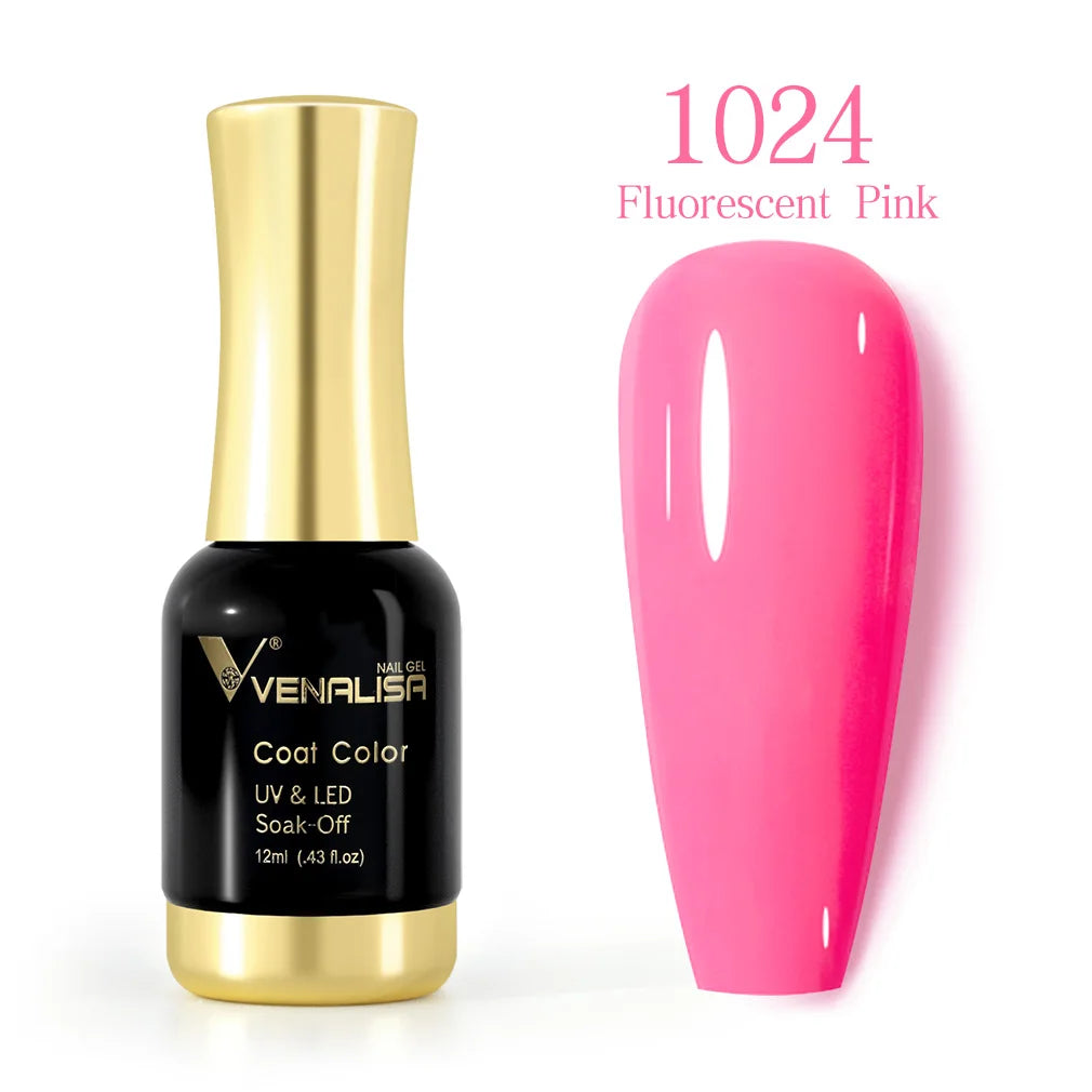 Venalisa 12ml Platinum Gel Nail Polish Super Shiny Effect Nail Gel Perfect Soak off UV&LED Nail Color Foil Chrome Gel Polish