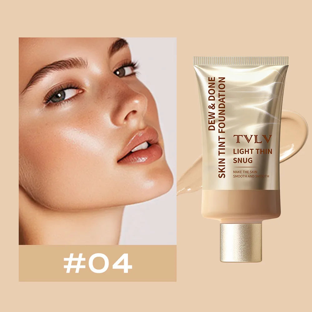 No-Makeup Cream, Tinted Moisturizer, Natural Long-Lasting Moisturizing and Brightening Concealer, Brightening Fake-No-Makeup Liquid Foundation