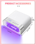 168W UV LED Nail Lamp 36LEDS Gel Polish Drying Lamp With Automatic Sensing 4 Timer Professional Nail Dryer Manicure Salon Tools