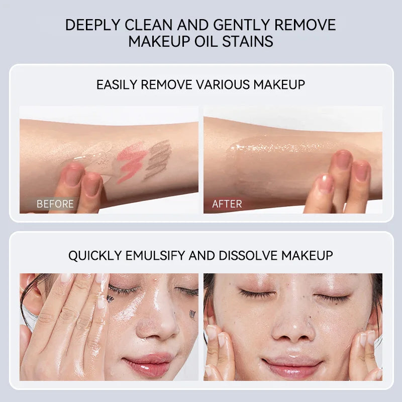 DOPA Camellia Seed Clear and Moisturizing Makeup Remover Oil Eye and Lip Makeup Remover Water deeply cleanses the face