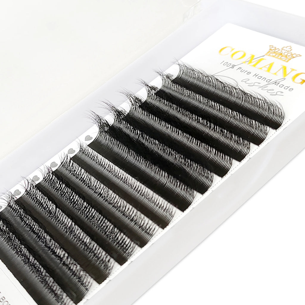 CoMango Fox 5D Shaped Eyelashes Mix8-13 Technological Fibers False Eyelashes Extension Promade Volume Fans Lash Cosmetics