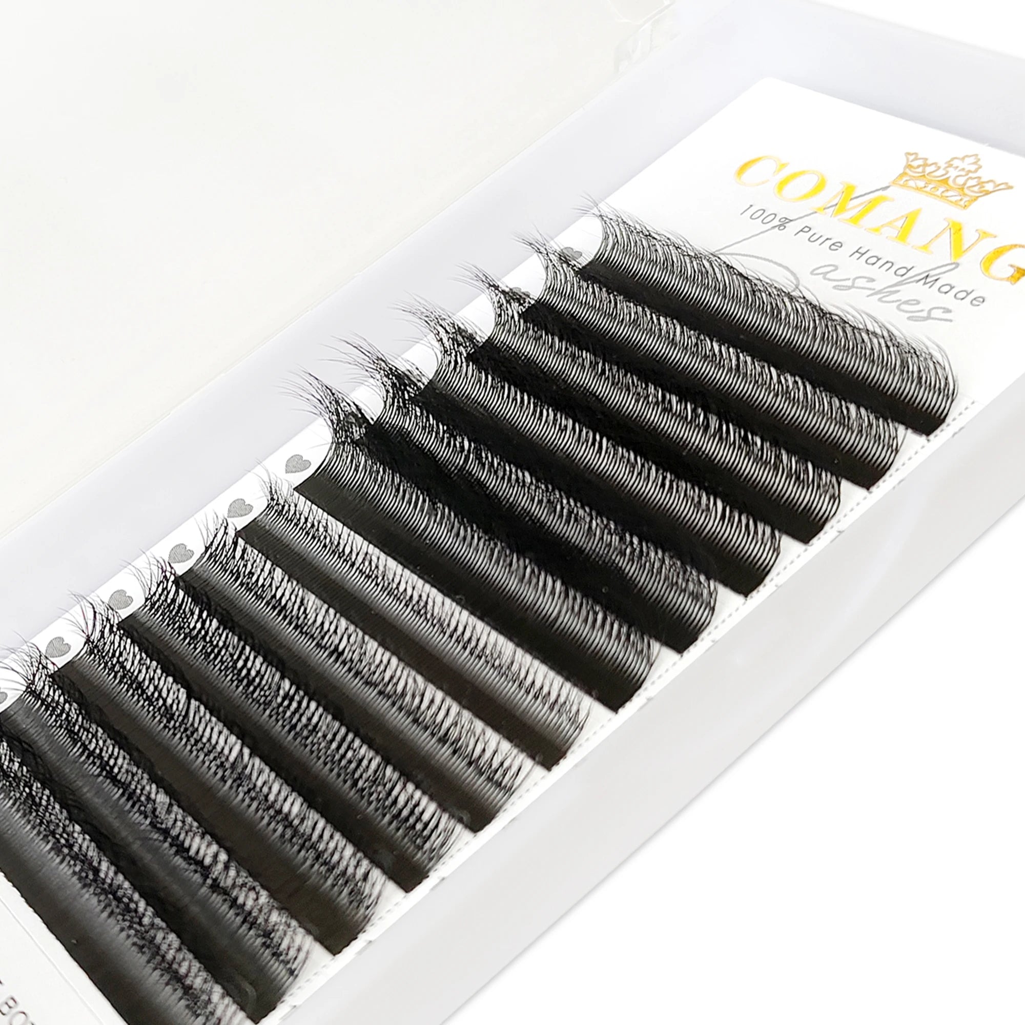 CoMango Fox 5D Shaped Eyelashes Mix8-13 Technological Fibers False Eyelashes Extension Promade Volume Fans Lash Cosmetics