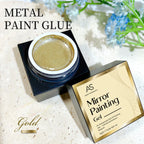 AS 5ml Silver Metallic Painting Liner Gel Polish Super Bright Mirror Gel Nail Polish Semi Permanent Lines French Nail