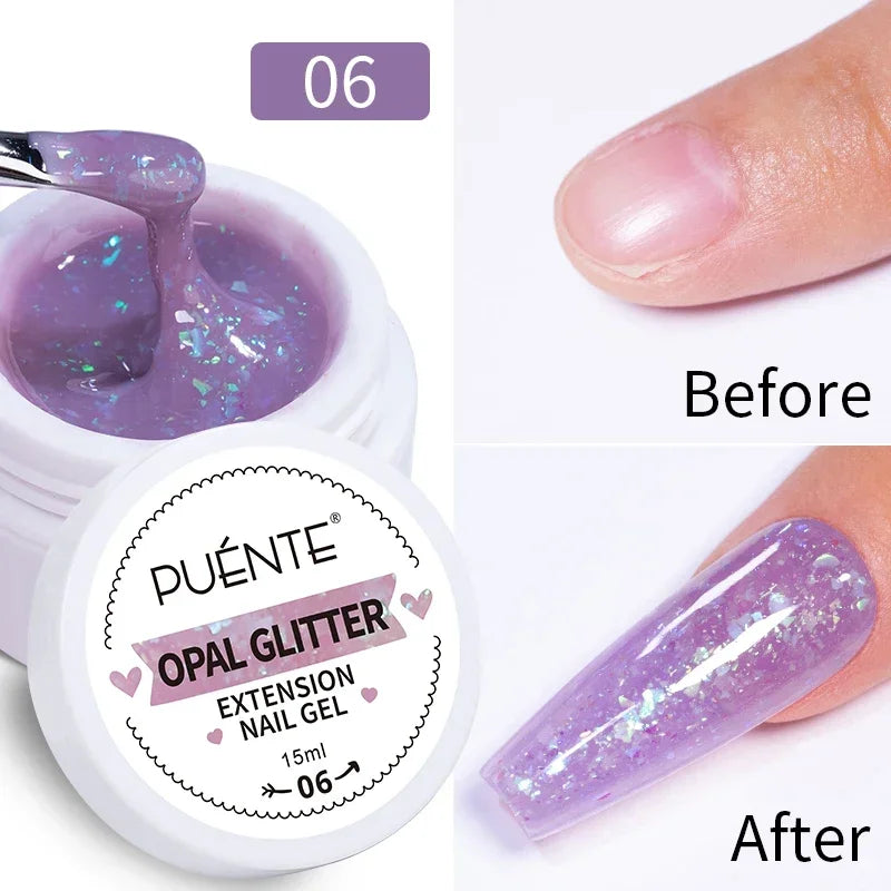 PUENTE 5ml Metallic Painting Liner Gel Polish Bright Mirror Effect Semi-Permanent UV Nail Varnish For Stunning French Nail Art