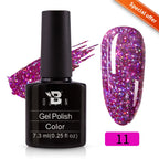 AWStorG 5ML Super Silver Metallic Gel Nail Polish Metal Effect Painting Gel Chromes Varnis Semi Permanent for Nail DIY
