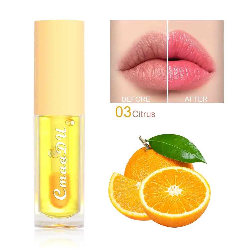 6 Color-Changing Lip Gloss  Fruity Scent Moisturizing and Long-Lasting Smooth Hydrating Temperature-Activated Lip tint