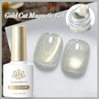 BORN PRETTY 10ml Silver Water Light Cat Magnetic Gel Nail Polish Nail Supplies Vernis Semi Permanent Gel for Fall Winter Nails