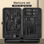 8/12/15/20/24 pcs Manicure Cutters Nail Clipper Set Household Stainless Steel Ear Spoon Pedicure Scissors Tool For Beauty