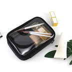Women Makeup Bag Waterproof Clear PVC Travel Cosmetic Bags Case Travel Make Up Kit Bags for Men Toiletry Brush Organizer Pouch