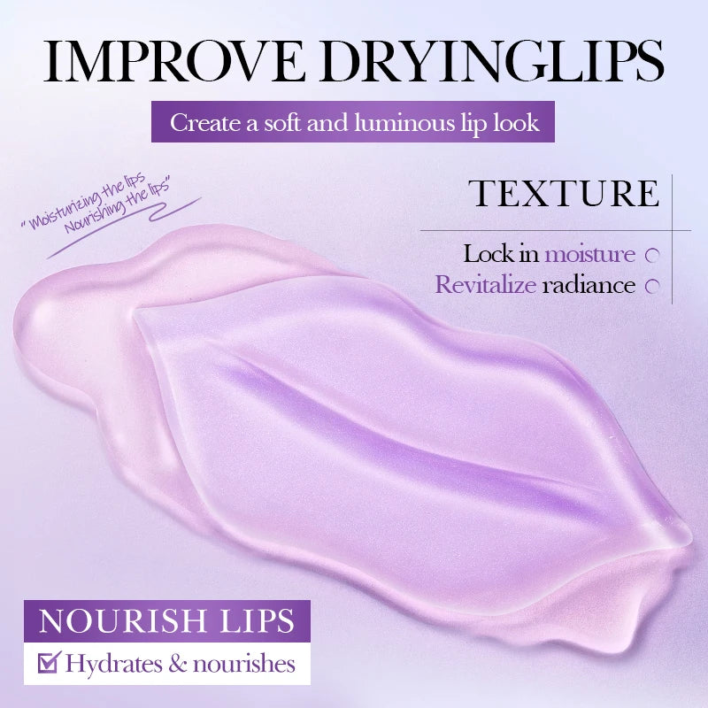 BIOAQUA Retinol Crystal Collagen Lip Mask Moisturizing Plump Lips Gel Masks Anti Wrinkles Hydrating Lip Plumper Lips Skin Care