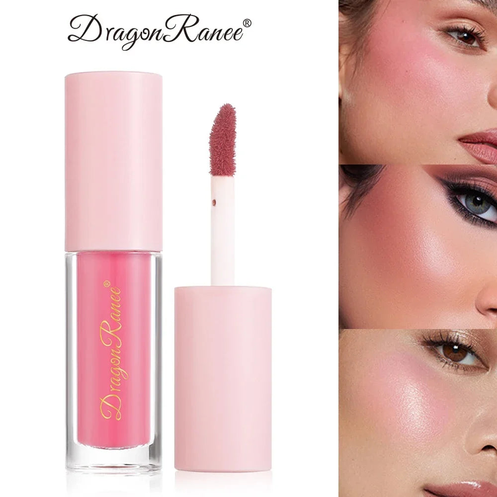 1/3Pc Mini Matte Liquid Blush 8Color Velvet Blusher Orange Peach Face Rouge Lasting Beauty Natural Cheek Tint Cream Blush Makeup