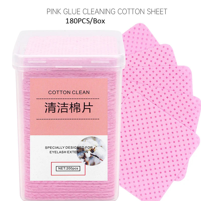 1000/500/200/180/100Pcs Profession 100% Cotton Pads For Nail Wipe Lint-Free Nail CottonGel Polish RemoverNail Art Cleaning Tools