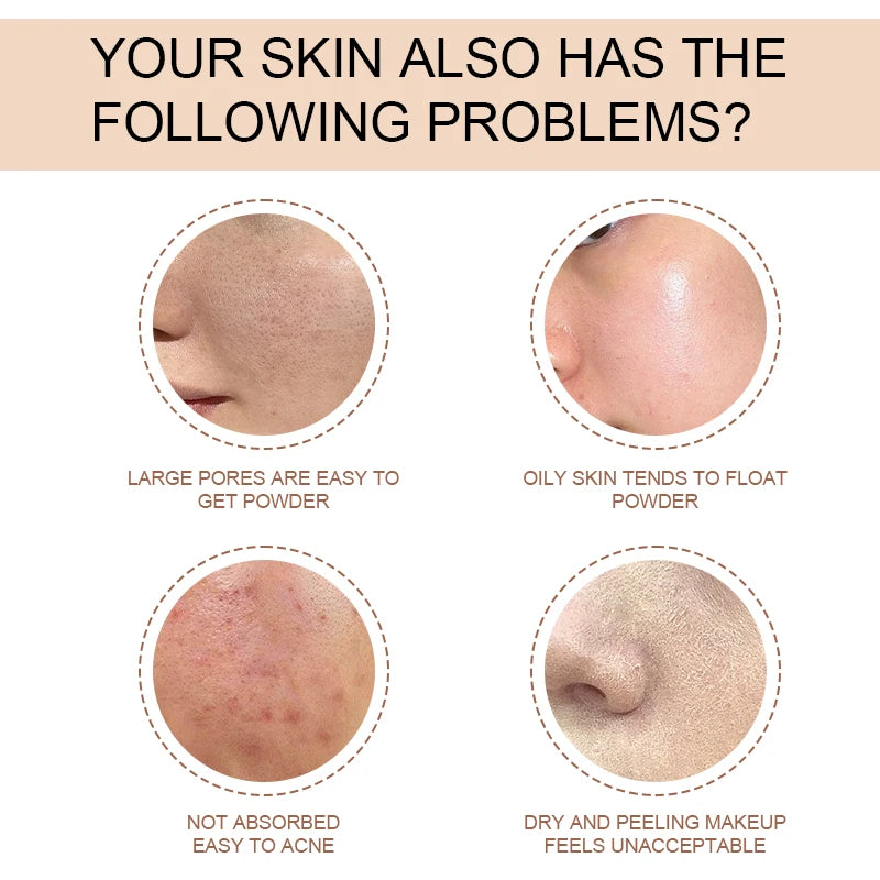 Long-lasting waterproof and sweatproof concealer with natural nude Maquiagem Liquid Concealer Beauty Face  Cosmetics Makeup Base