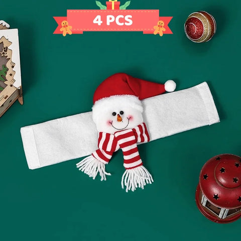 Christmas Cartoon Curtain Clasp Penguin Santa Claus Snowman Elk Holder Xmas Decor For Home Accessories