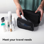 Travel Toiletry Bag Men's Business Trip Gods Dry Wet Separation Fitness Bath Bag Waterproof Makeup Storage Bag L_MR86 Wash Bag