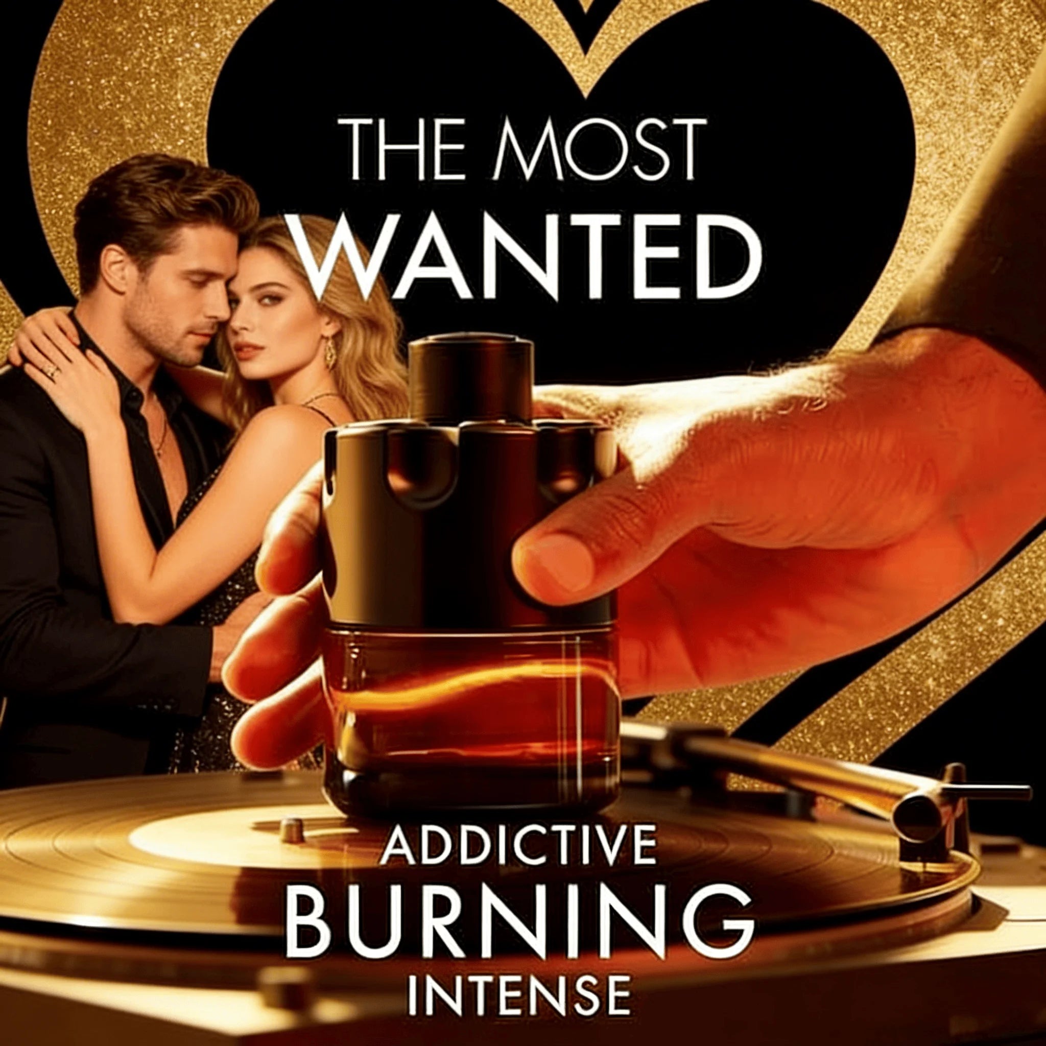 AZZARO The Most Wanted Eau de Parfum Intense – Woody & Spicy Cologne for Men with Fougère and Ambery Notes Amber Wood, Cardamom