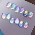 12ML 1-6PCS Popular Winter Internet Celebrity Hot-selling Northern Lights Cat Eye Magnet Gel Nail Polish Nail Art Nail Supplies
