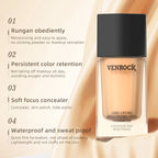 Long-lasting Hydrating Liquid Foundation - The Lifeline for Dry Skin, Stay Fresh Without Cakey Build, Brightens Tone, Natural Bare or Make-up-Free Look, Moisturizing and Smooth Creamy Base for a Flawless Finish