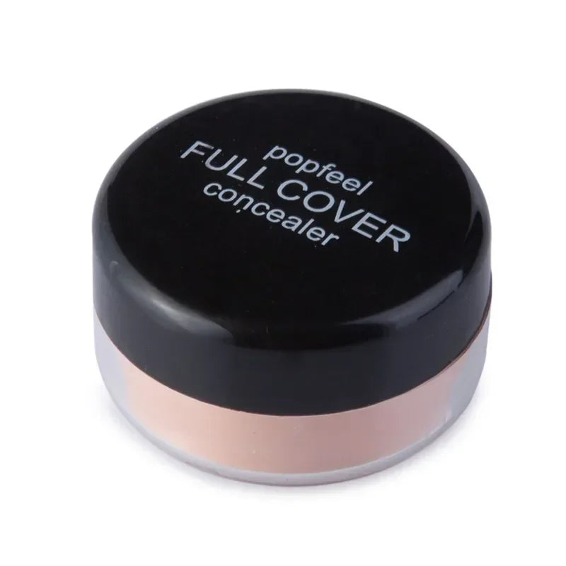 Popfeel Full Cover Concealer Hide Blemish Creamy MakeUp Face Lip Eye Foundation Makeup Contouring Corrector Make Up