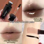 LUCKGO Peelable Lip Stain Matte Korean Waterproof Tear Off Lip Gloss Sweat Resistant Long Lasting Non Transfer Lip Tint Makeup