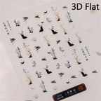 1PCS White French Manicure Strip Nails Sticker Stencil Guide French Nail Art Decals Form Fringe DIY Line Tips Decoration Tools