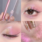 3pcs Set - 3 Colors Chameleon Eyeshadow: Pink, Micro Glitter Purple, Cyan, Chameleon Glitter Eyeshadow Long Lasting Eye Makeup